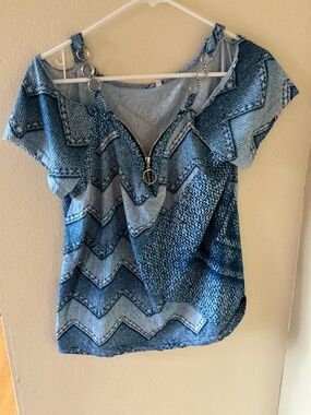 Unbranded Blue Summer Blouse